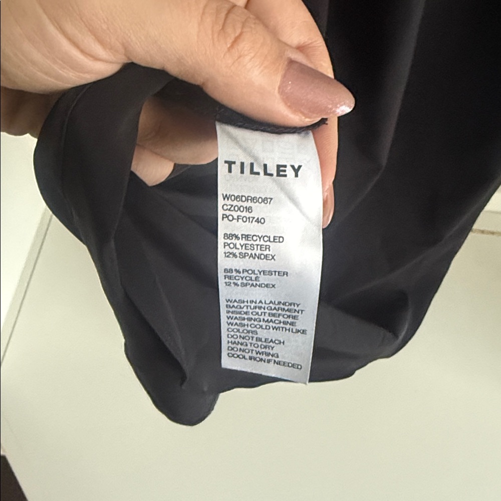 Tilley Tech Slk Shirt Button Down Dress - Picture 9 of 9